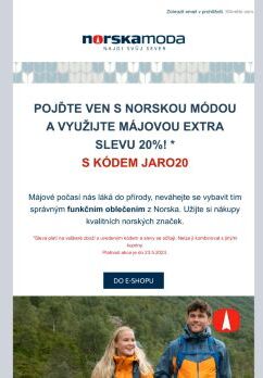 Májová extra sleva 20%