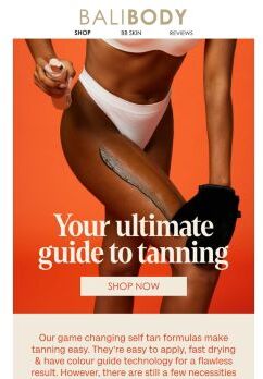 Get the most out of your tan ✔️