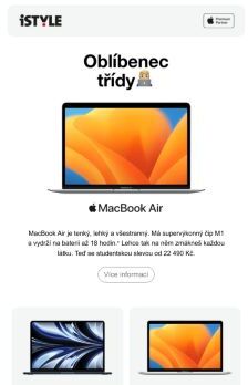 Slevy pro vysokoškoláky a učitele na Mac