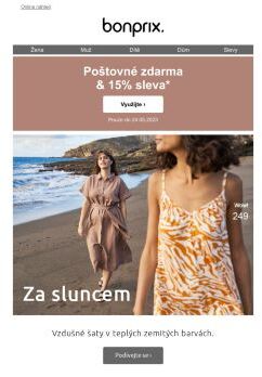 15% sleva a poštovné ZDARMA | Za sluncem 🌞