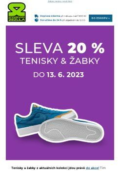 👟 Obuj letošní styl se slevou 20 %