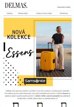 Samsonite Essens | Dejte zelenou nové kolekci udržitelných cestovních zavazadel ♻️✈