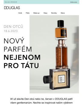 Nový parfém nejenom pro tátu právě teď s 20% slevou