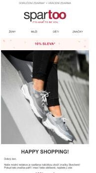 SLEVY: 10% sleva navíc na modely značky Skechers. A to nyní!