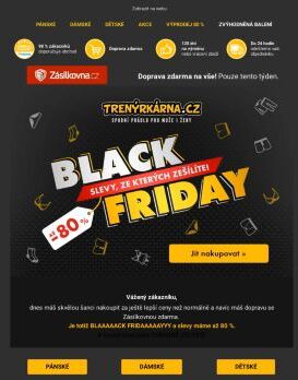 🖤 BLACK FRIDAY a doprava ZDARMA ❤️