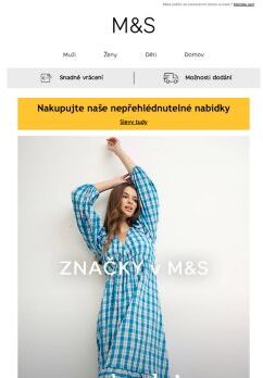 Velké značky nyní v M&S