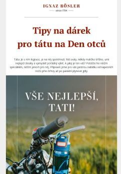 Tipy na dárky: Den otců