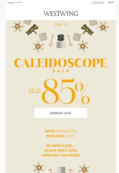 Novinky v CALEIDOSCOPE SALE 🍭 Až do -85% 🍭