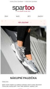 SLEVY: 10% sleva navíc na modely značky Skechers. A to nyní!