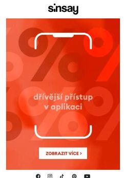 VÝPRODEJ až -50 % ✂️ Pouze v [ APLIKACI ] 📲