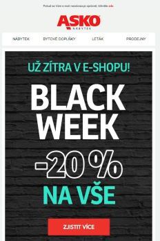 SLEVA -20 % na VŠE již zítra!