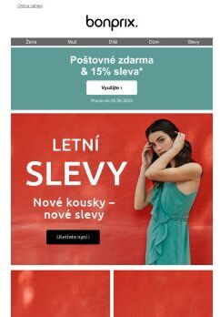 15% sleva + poštovné zdarma pro Vás!