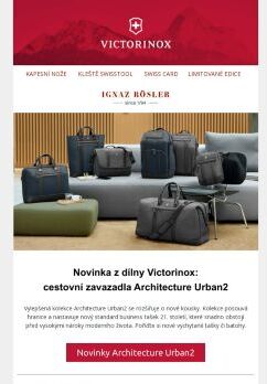 Novinka: cestovní zavazadla Architecture Urban2