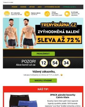 🤩  Sleva až 72 % na multi balení 🤩