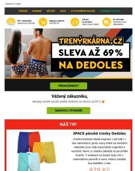 📣 Dedoles se slevou až -69 % 📣