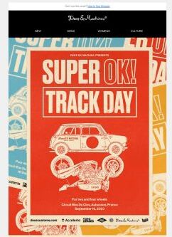 SUPER OK! TRACK DAY - REGISTRATION OPEN