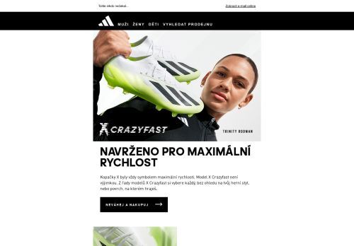 adidas Fotbal X Crazyfast