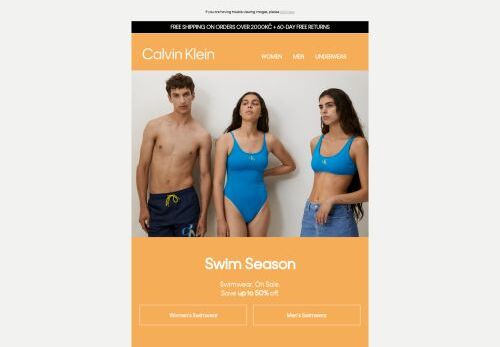 Swim Season: Up to 50% Off