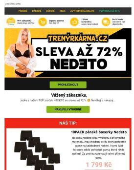 🤩 Až 72% sleva 🤩