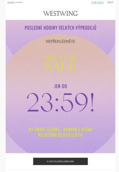 Rychle! Poslední hodiny Mid-Year Sale ⏰