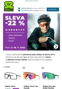 👁️ Upgraduj svůj zrak: Oakley v akci -22 %