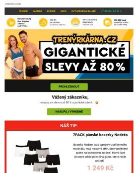 📣 GIGANTICKÉ slevy až -80 % 📣