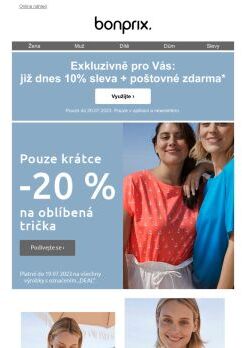 Exkluzivně: 10% sleva + poštovné zdarma