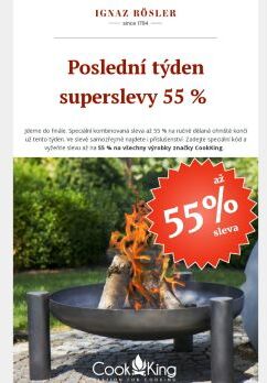 Poslední týden superslevy 55 %