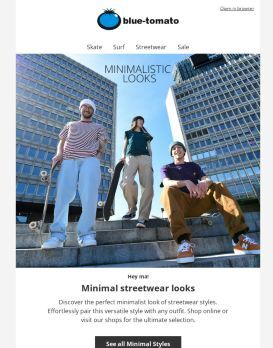 Minimal streetwear looks