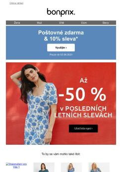 Dnes naposledy: 10% sleva + poštovné zdarma