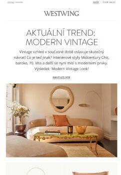 Aktuální trend: Modern Vintage