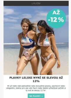 Plavky: až -12% sleva