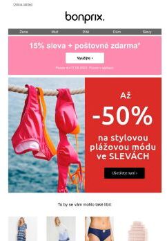 Poslední den: -15% + doprava ZDARMA v aplikaci