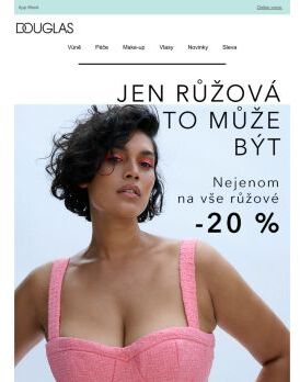 Jen růžová to může být, navíc s 20% slevou