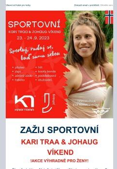 Zažij sportovní Kari Traa & Johaug víkend. Dva dny plné sportu, zážitků a zábavy.