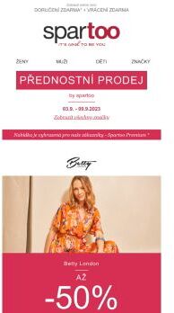 Toto nesmíte propásnout! Až -50% sleva na Betty London, Guess, Mjus, Desigual a Douceur d intérieur s doručením zdarma