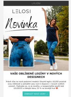 NOVÉ vzory dlouhých legín 💌