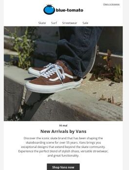 VANS: New Arrivals