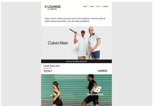 Šťastnou ruku při výběru nových kousků Calvin Klein Golf