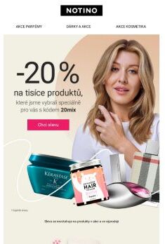 20% sleva a tisíce důvodů, proč ji využít