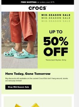 Mid-Season Sale ends soon