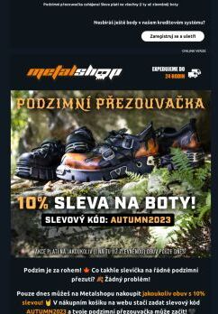 📢 10% SLEVA na boty pouze dnes!