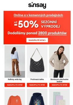 Až -50% 🚨 Přidali jsme více než 2800 produktů  🚨