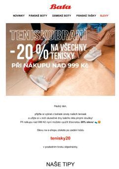 TENISKOBRANÍ! 👟🤩 | - 20 % na bohatou úrodu tenisek ❗