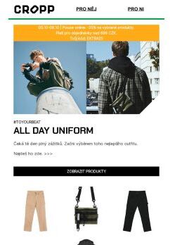 ALL DAY UNIFORM 😎 Máš z čeho vybírat