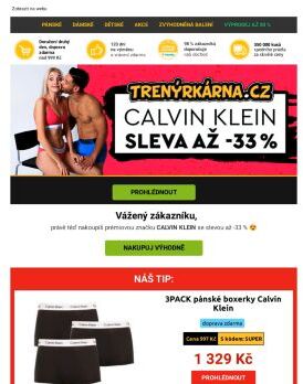 📣 CALVIN KLEIN v akci 📣