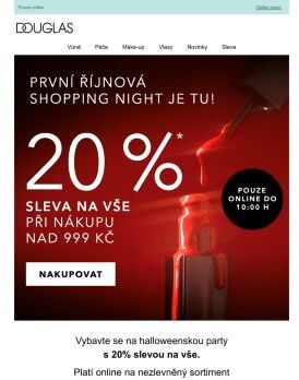 Vaše nejoblíbenější akce je opět tu i s 20% slevou