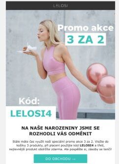 Narozeninová akce LELOSI! 🎉