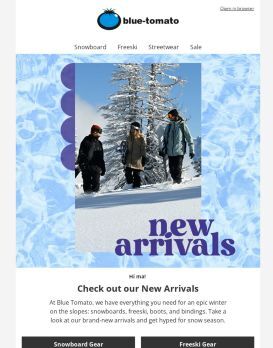 Just Dropped: NEW Snow Hardgoods