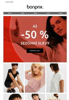 Až -50 % ve SLEVÁCH